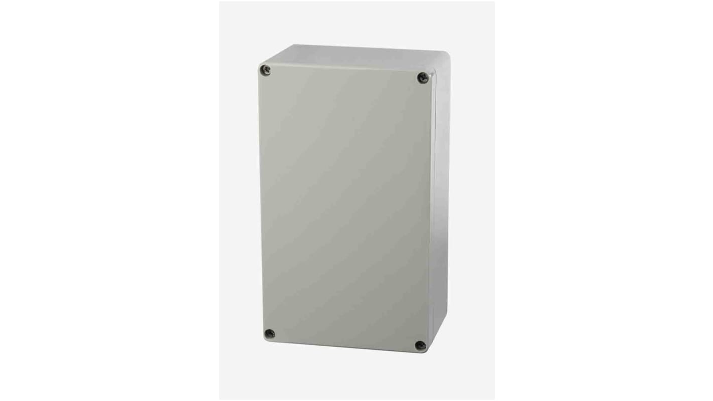 Fibox Grey Polycarbonate Enclosure, IP66, IP67, Grey Lid, 200 x 120 x 90mm