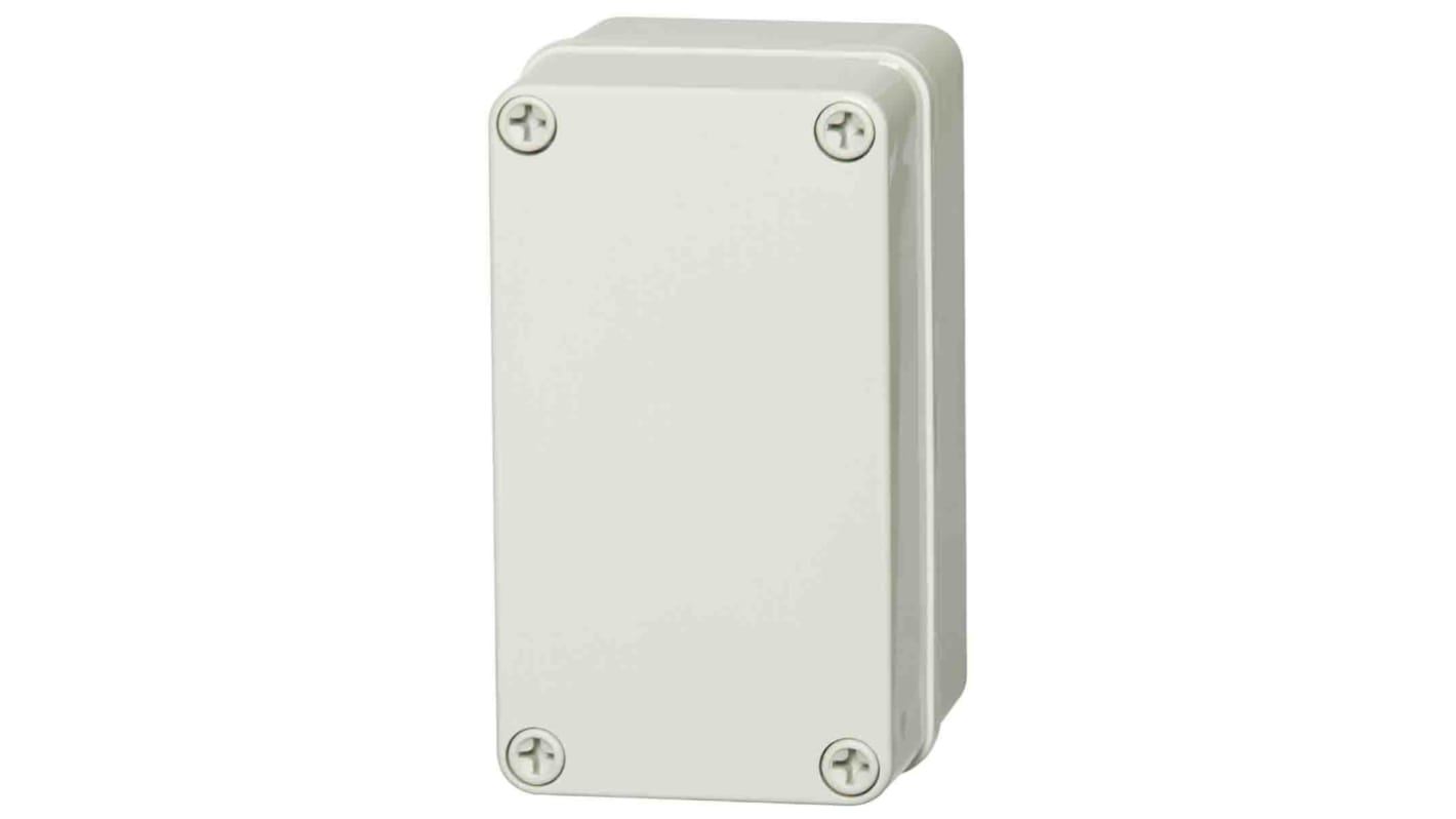 Fibox Grey ABS Enclosure, IP66, IP67, IK07, Grey Lid, 140 x 80 x 85mm