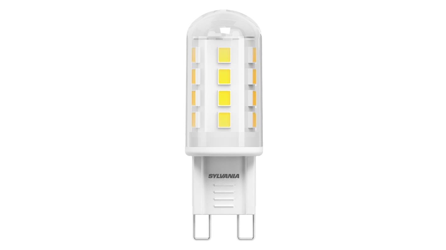 Sylvania LED Capsule Lamp, 2.1 W, 200 lm, 2700K, G9