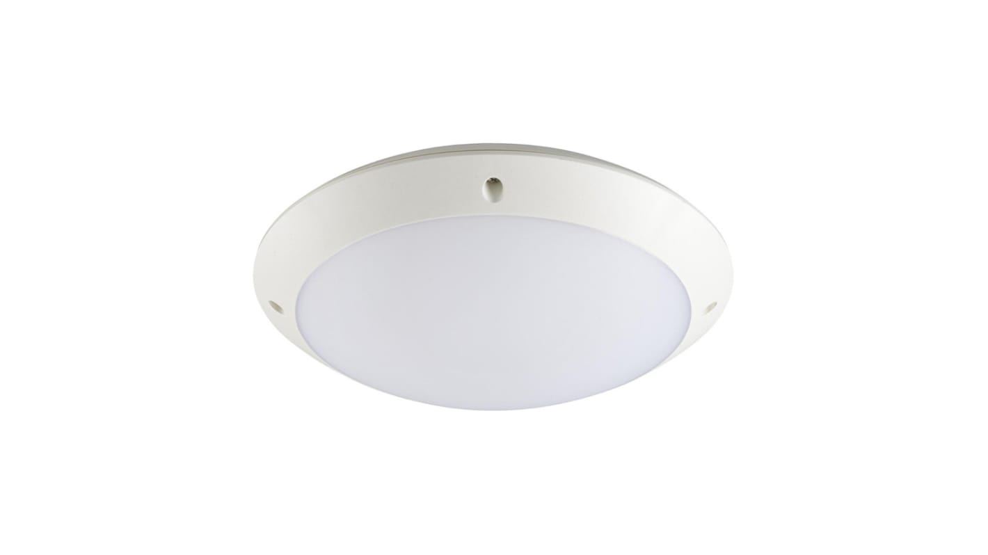 Plafón Redondo, con LED, 220 → 240 V ac, 12 W, IP66