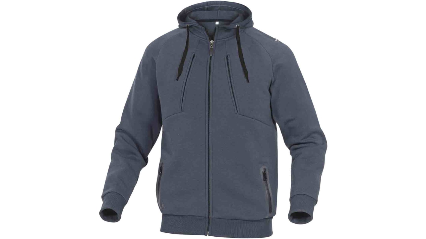 Felpa con cappuccio da lavoro Delta Plus per Uomo, col. Blu Navy, L, in Poliestere