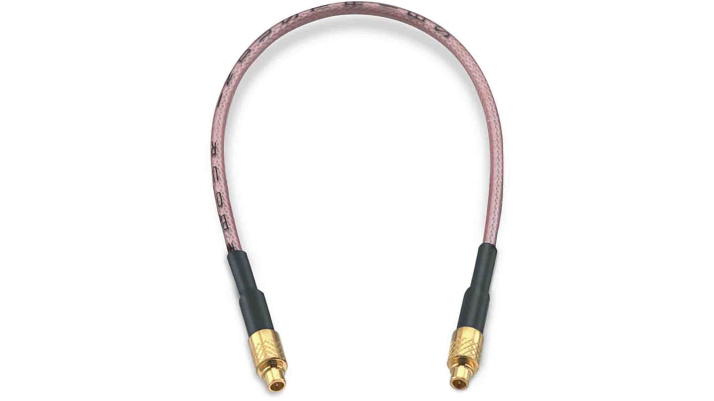 Wurth Elektronik Male MMCX to Male MMCX Coaxial Cable, 152.4mm, RG178 Coaxial, Terminated