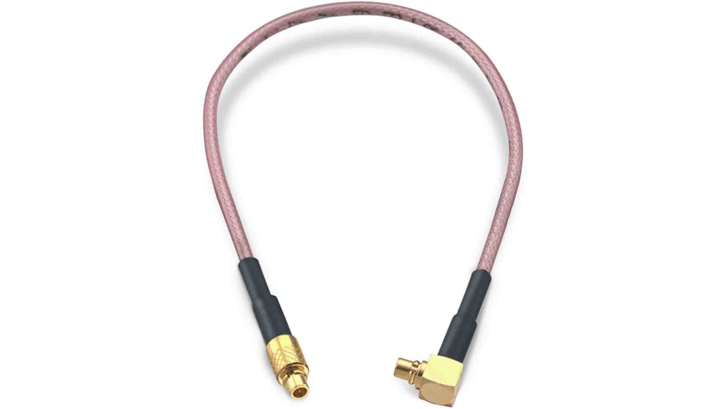 Cable coaxial RG178 Wurth Elektronik, 50 Ω, con. A: MMCX, Macho, con. B: MMCX, Macho, long. 152.4mm