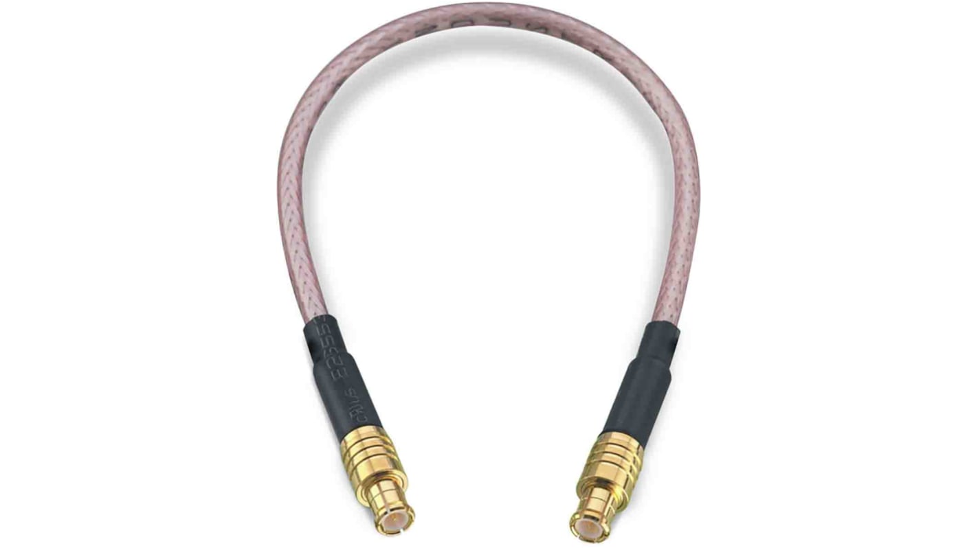 Cable coaxial RG316 Wurth Elektronik, 50 Ω, con. A: MCX, Macho, con. B: MCX, long. 152.4mm