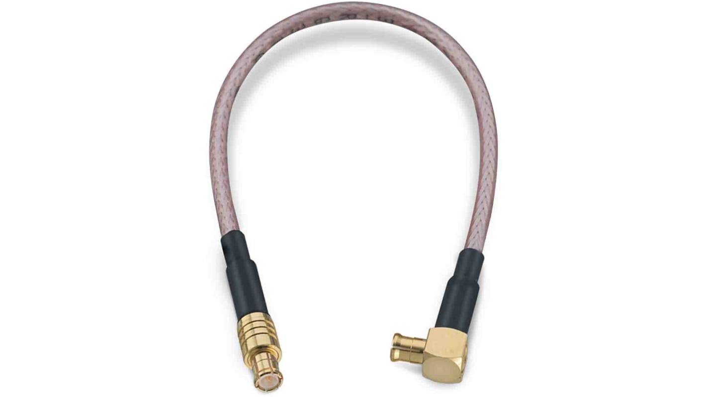 Wurth Elektronik Male MCX to Male MCX Coaxial Cable, 152.4mm, RG316 Coaxial, Terminated