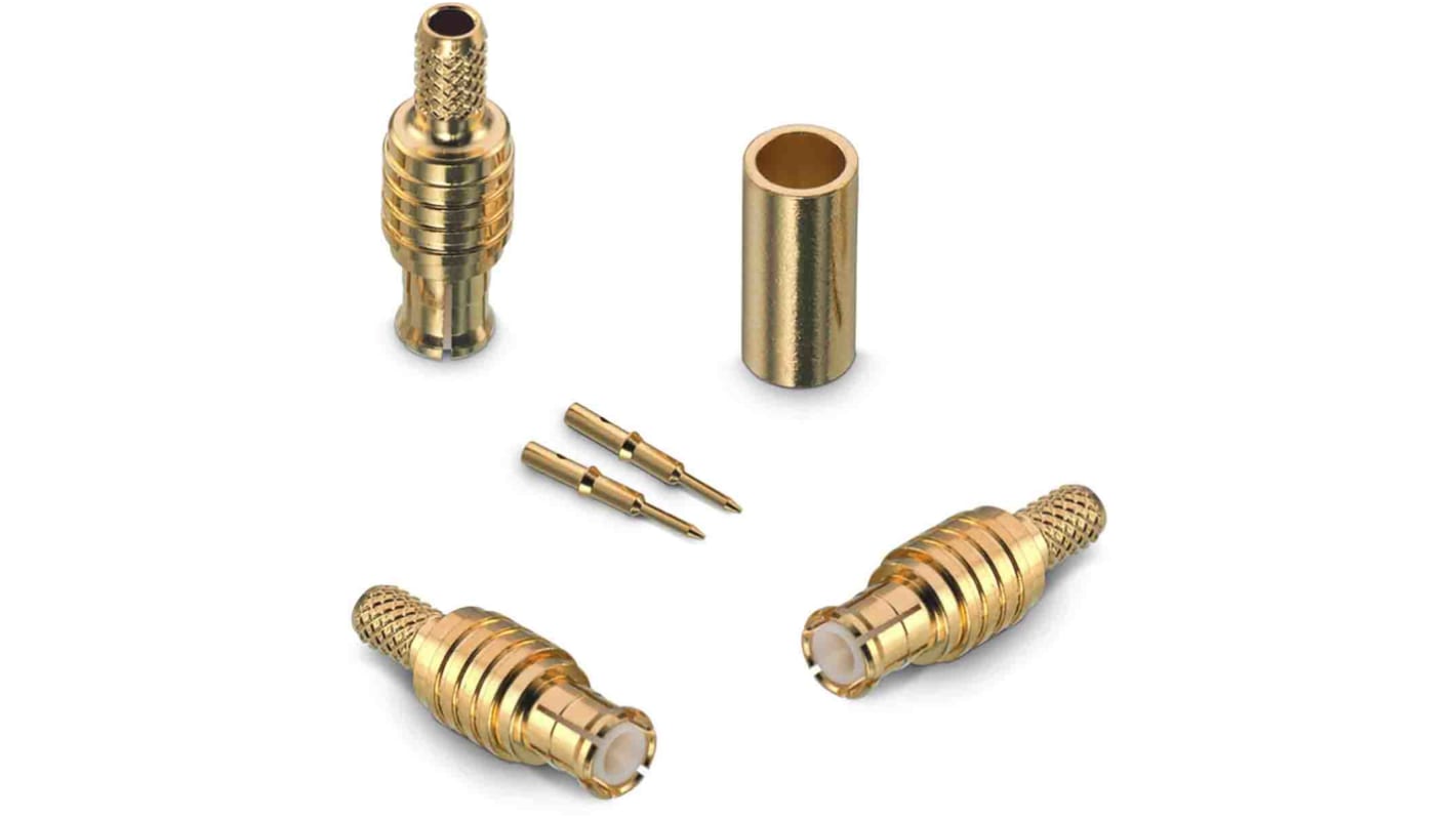 Wurth Elektronik WR-MCX Stecker Koaxialsteckverbinder MCX-Steckverbinder, Kabelmontage, Crimp-Anschluss, für