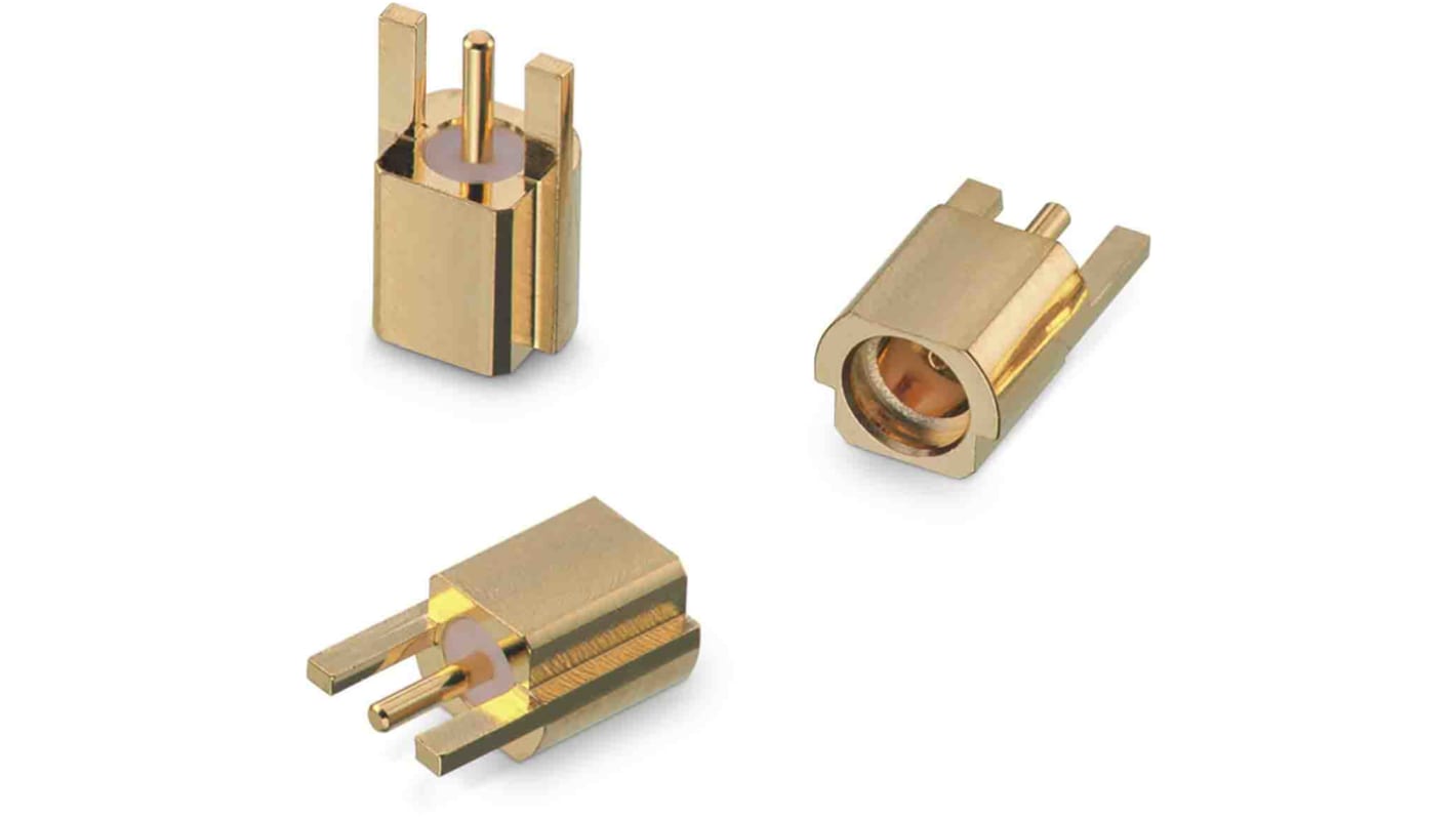 Conector coaxial Wurth Elektronik 66012202111305, Hembra, Recto, Impedancia 50Ω, Montaje Superficial, Terminación de