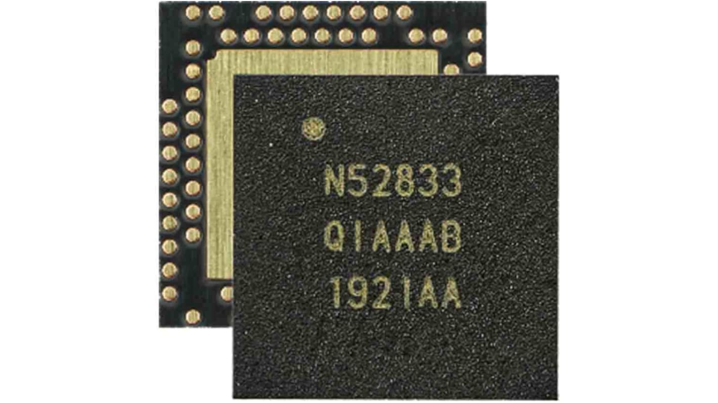 nRF52833-QIAA-R7, System-på-chip Bluetooth for Industriel, 42 ben, QFN73