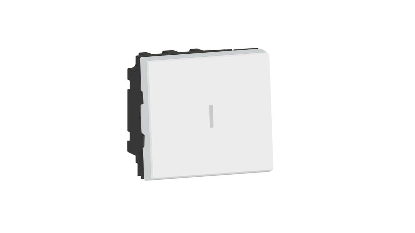 Legrand White Switch Insert Module 10A, Mosaic Series