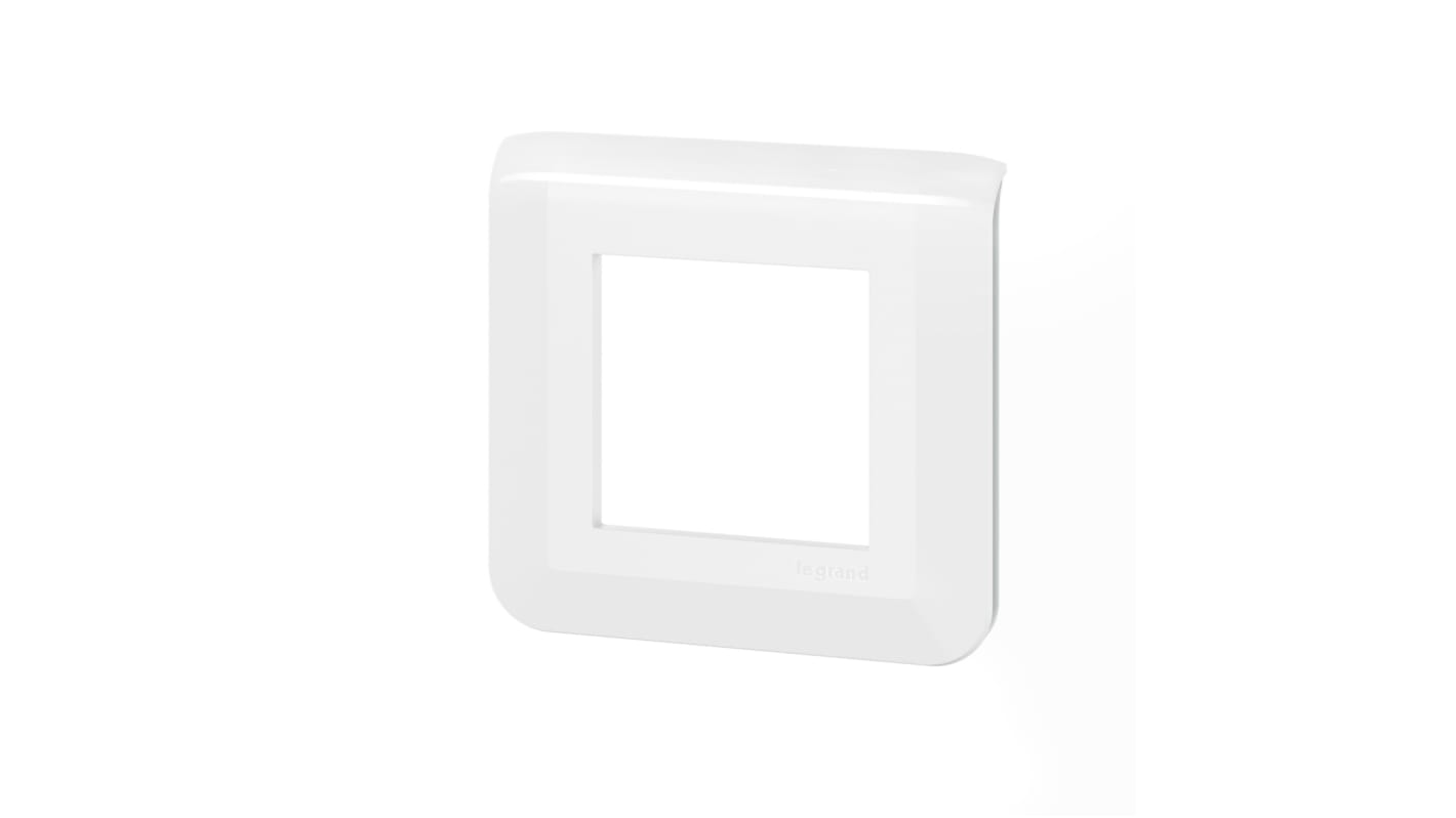 Legrand White 2 Gang Faceplate & Mounting Plate