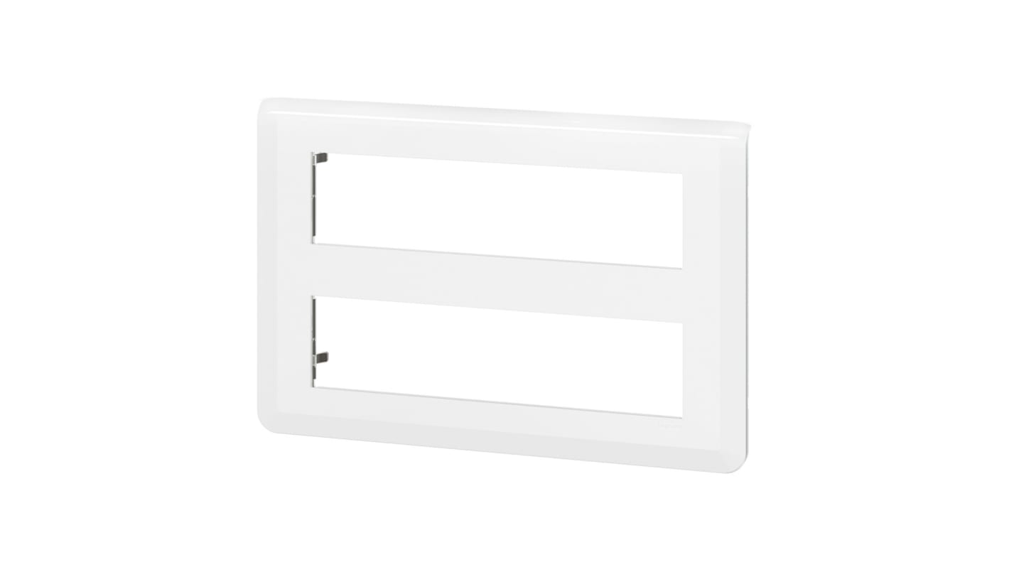 Legrand White 2 Gang Faceplate & Mounting Plate