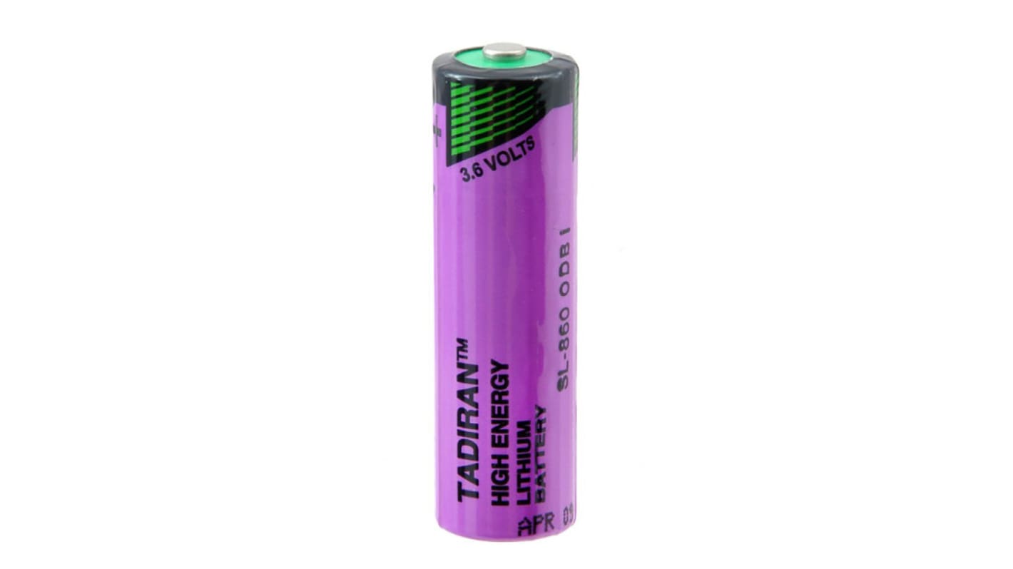 Batteria AA Tadiran, 3.6V, 2.4Ah, terminale Standard