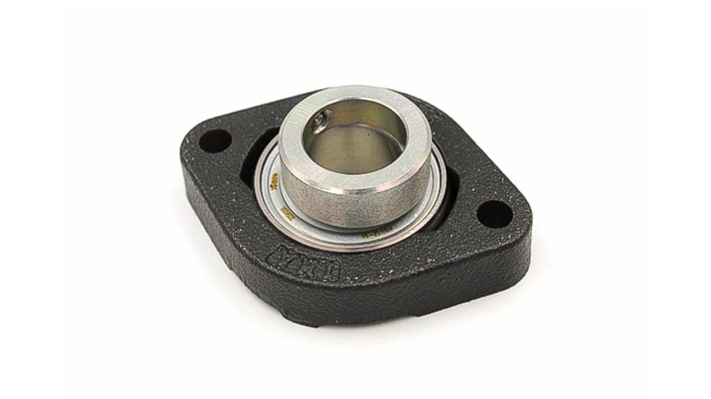 2 Hole Flange Bearing Unit, FLCTE12-XL, 12mm ID