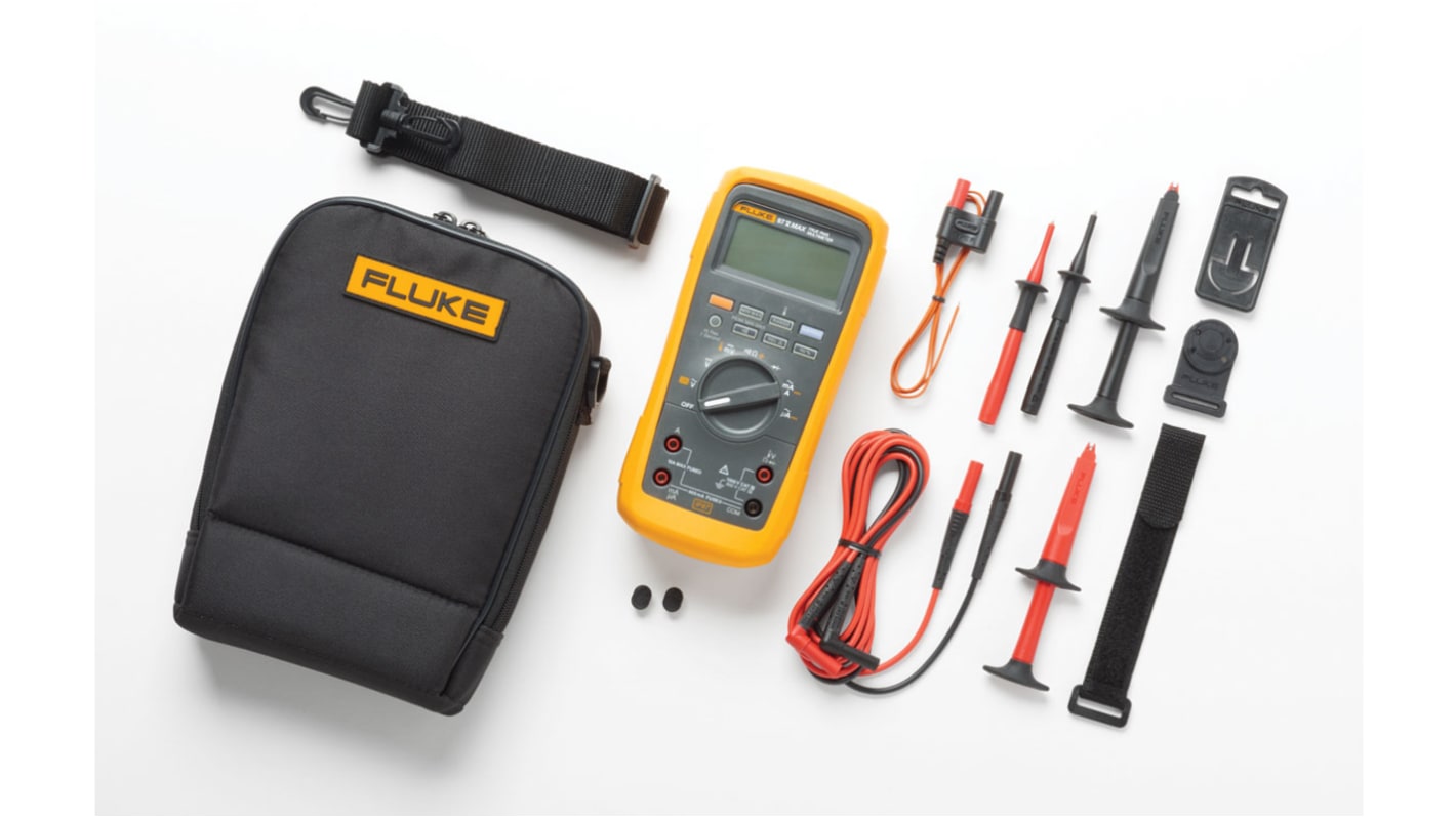 Fluke FLUKE-87V-MAX/E2 KIT multiméter készlet, alkalmazás:(Ipari), ISOCAL 87V/E2