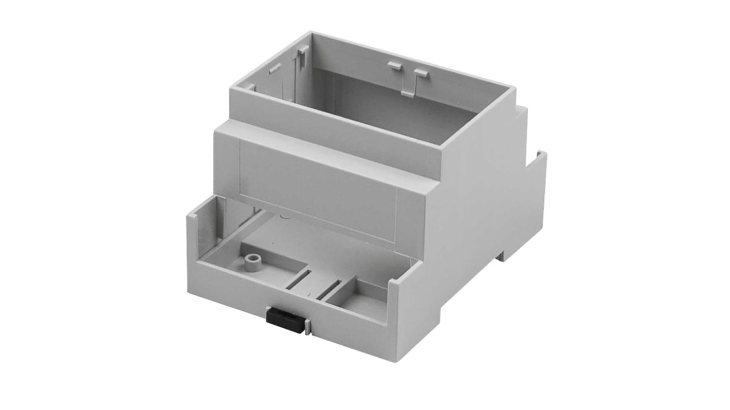 RS PRO Open Top Enclosure Type, 71.2 x 90 x 58mm, Polycarbonate DIN Rail Enclosure