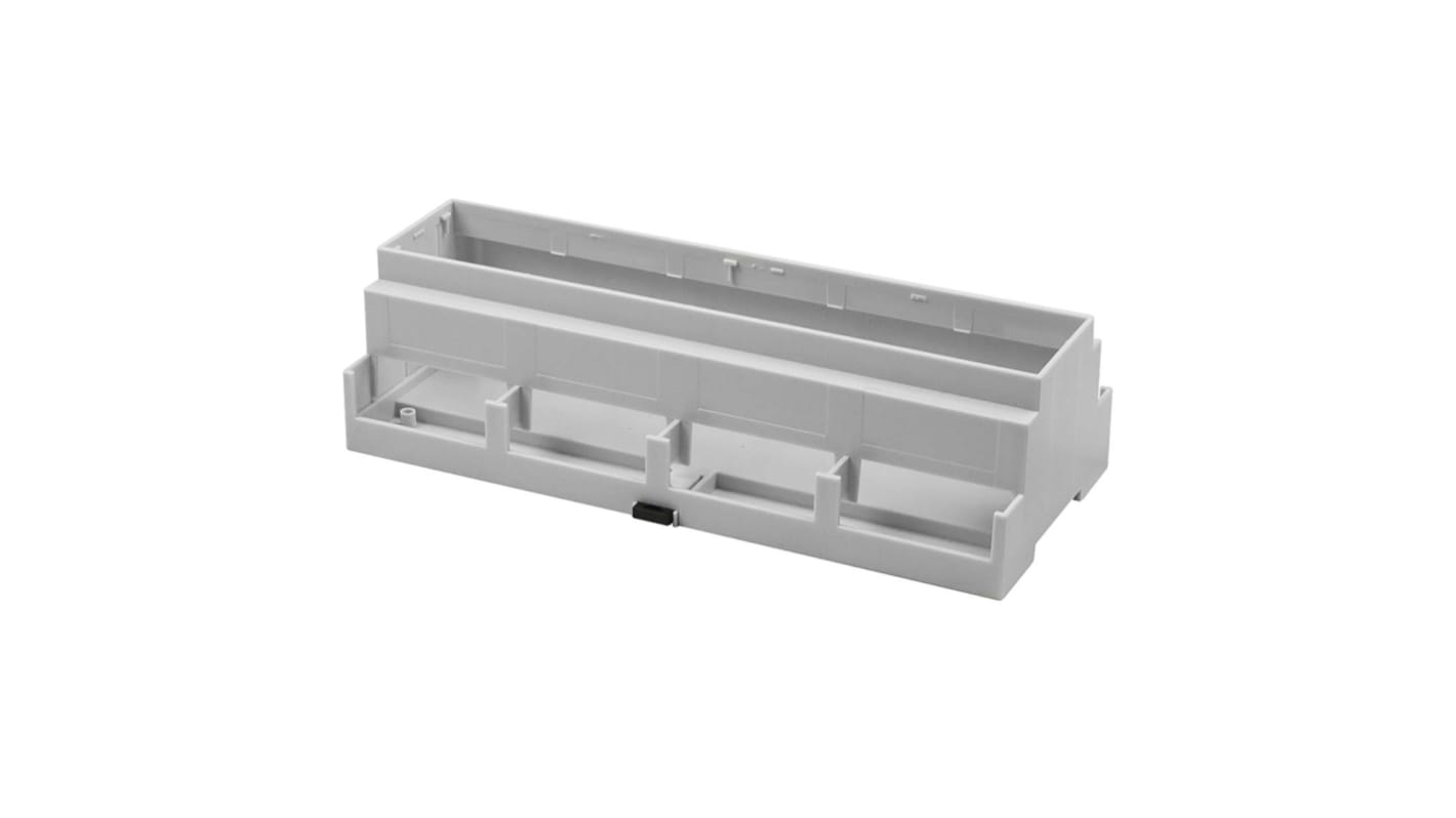 RS PRO Open Top Enclosure Type, 212.1 x 90 x 58mm, Polycarbonate DIN Rail Enclosure