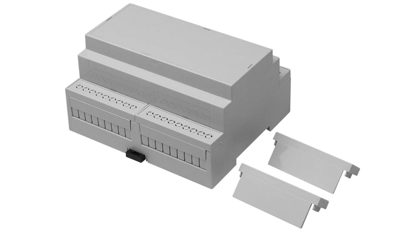 RS PRO Open Top Enclosure Type, 106.2 x 90 x 58mm, Polycarbonate DIN