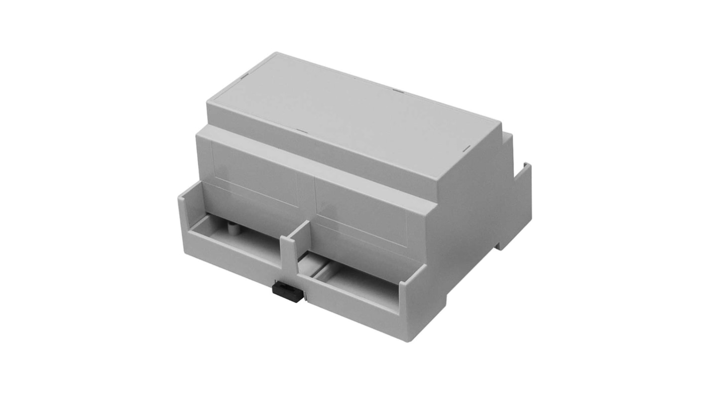 Kit caja para carril DIN RS PRO, de Policarbonato de color Gris claro, 106.2 x 90 x 58mm, IP20