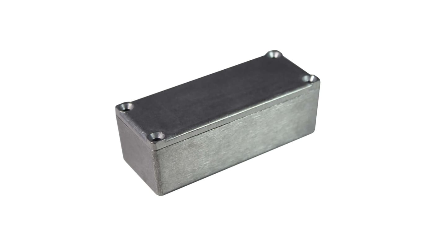 Caja de uso general RS PRO de Aluminio Presofundido Plateado, 92 x 38 x 31mm, IP54