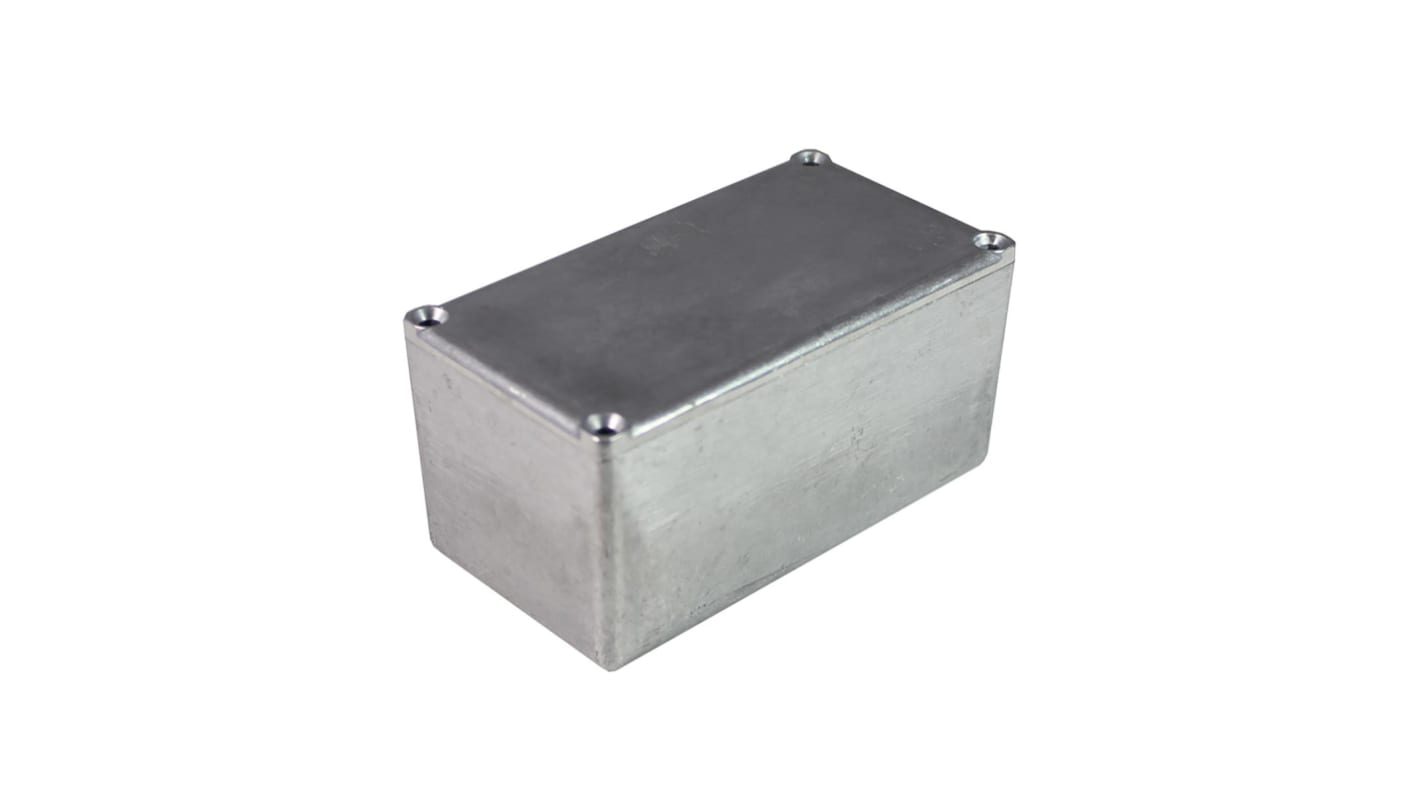 Caja de uso general RS PRO de Aluminio Presofundido Plateado, 111 x 60 x 54mm, IP54