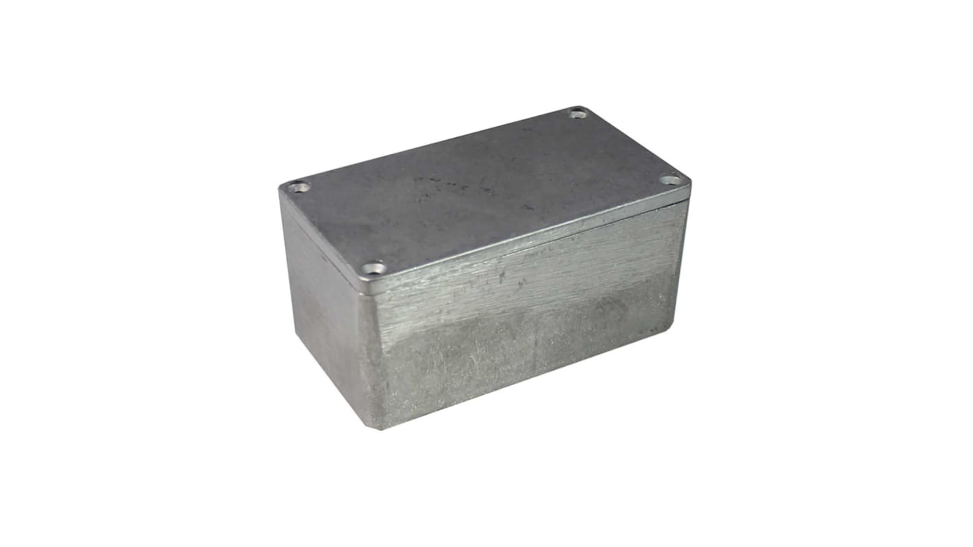 Obudowa Stop aluminium szerokość zew. 65 mm długość zew. 115 mm wys. zew. 55 mm RS PRO IP65 Srebrny