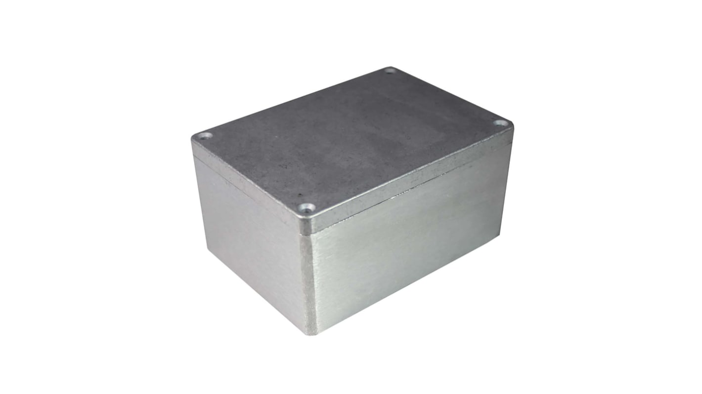 Caja RS PRO de Aleación de aluminio Plateado, 148 x 108 x 75mm, IP65