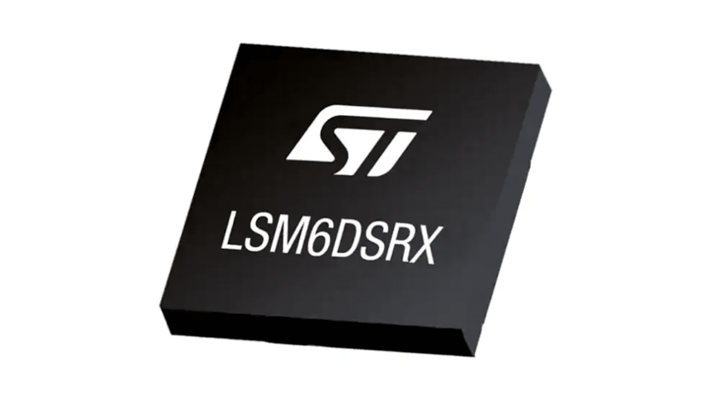 Akcelerometr LSM6DSRXTR 3osý, I2C, SPI, počet kolíků: 14, LGA