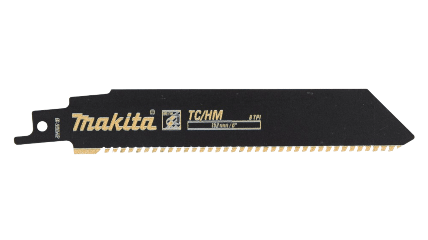 B55572 Makita, 8 Teeth Per Inch 152mm Cutting Length Reciprocating