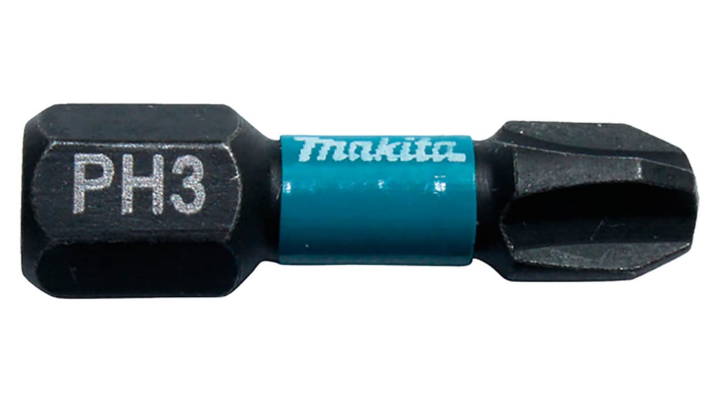 Makita Hexagon Screwdriver Bit, PH3 Tip, 25 mm Overall