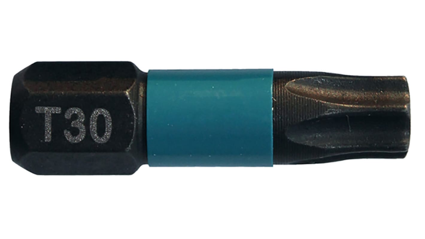 Makita Hexagon Screwdriver Bit, T30 Tip, 25 mm Overall