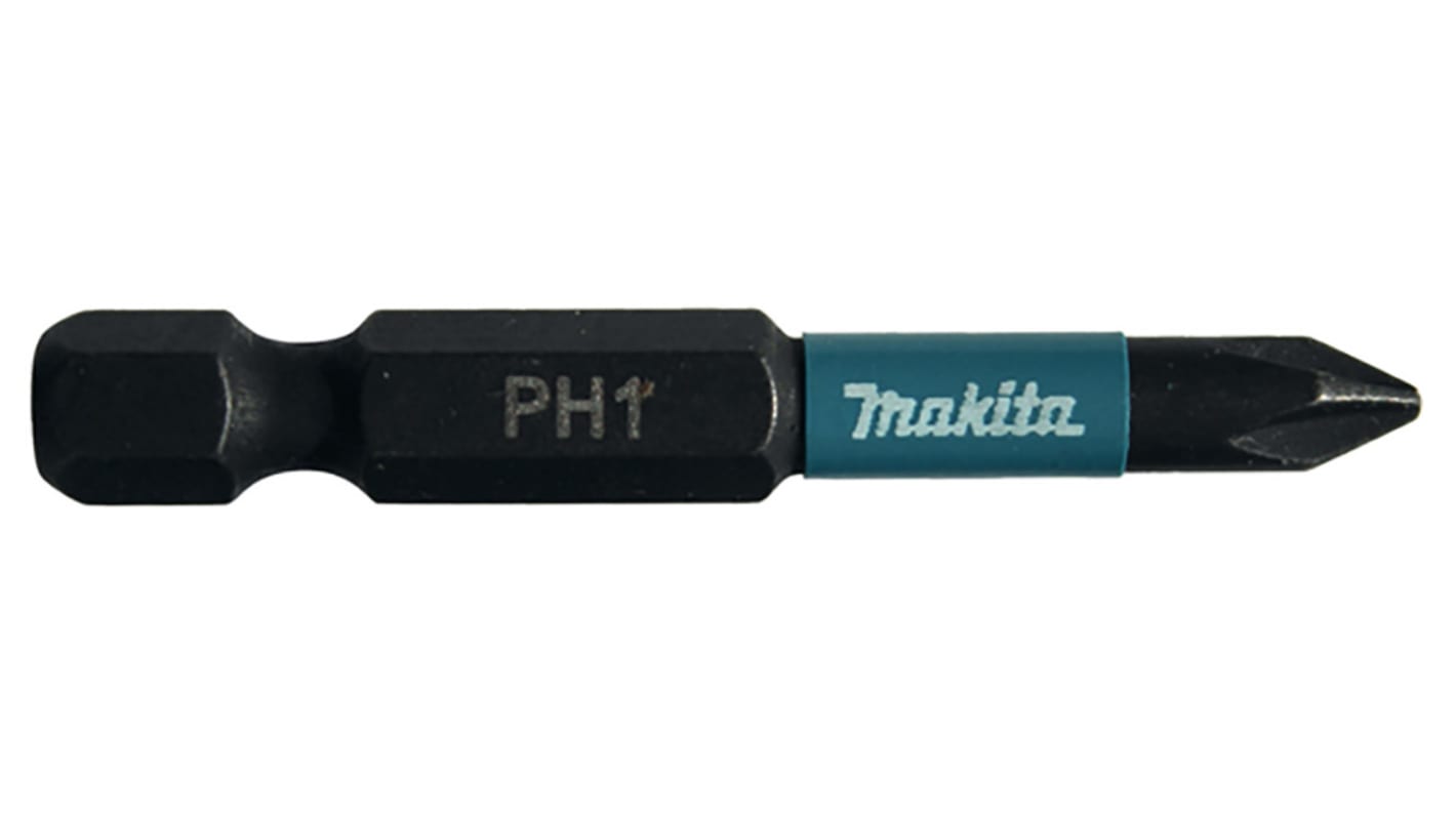 Makita Hexagon Screwdriver Bit, PH1 Tip, 50 mm Overall