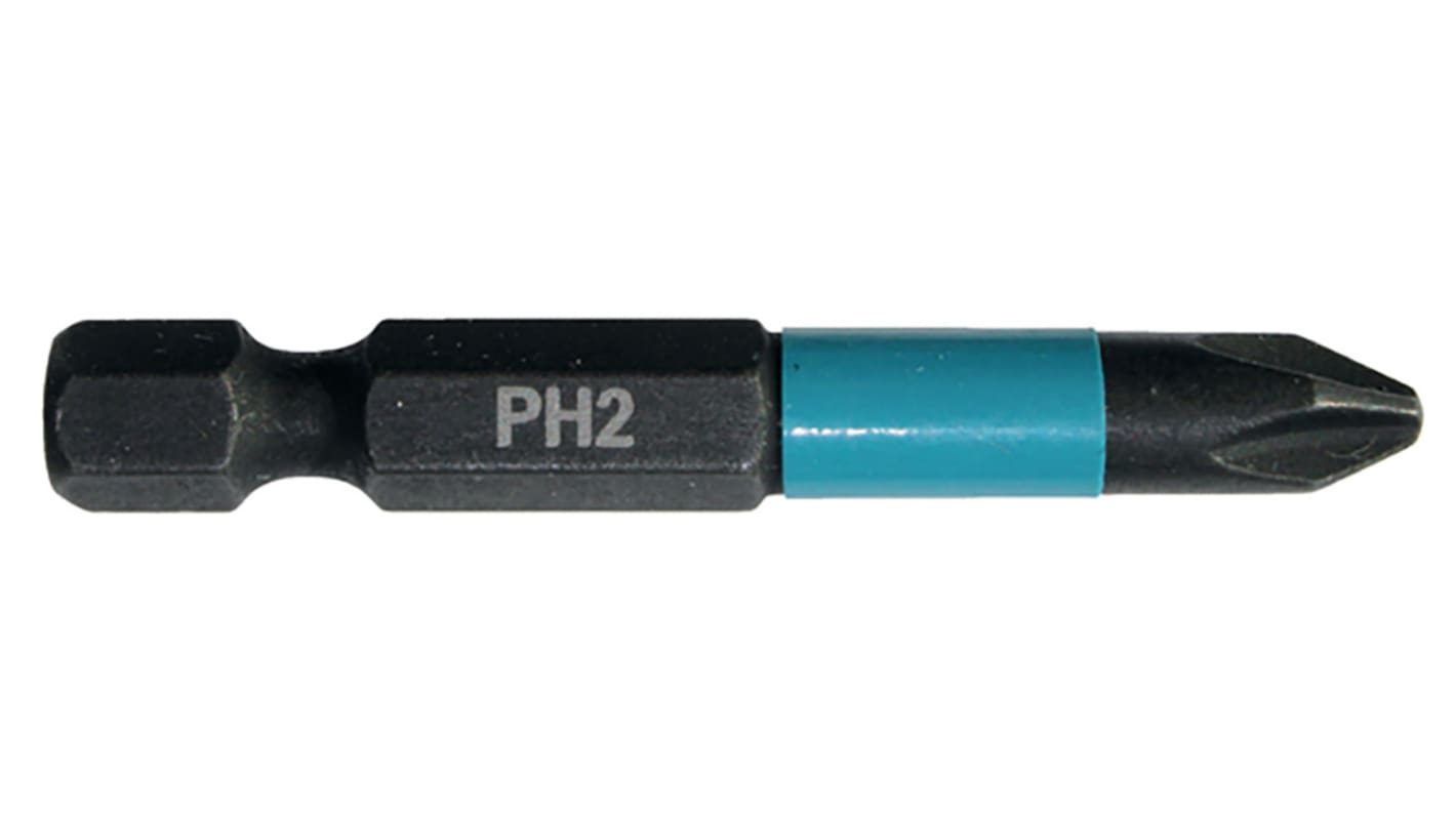 Makita Hexagon Screwdriver Bit, PH2 Tip, 50 mm Overall