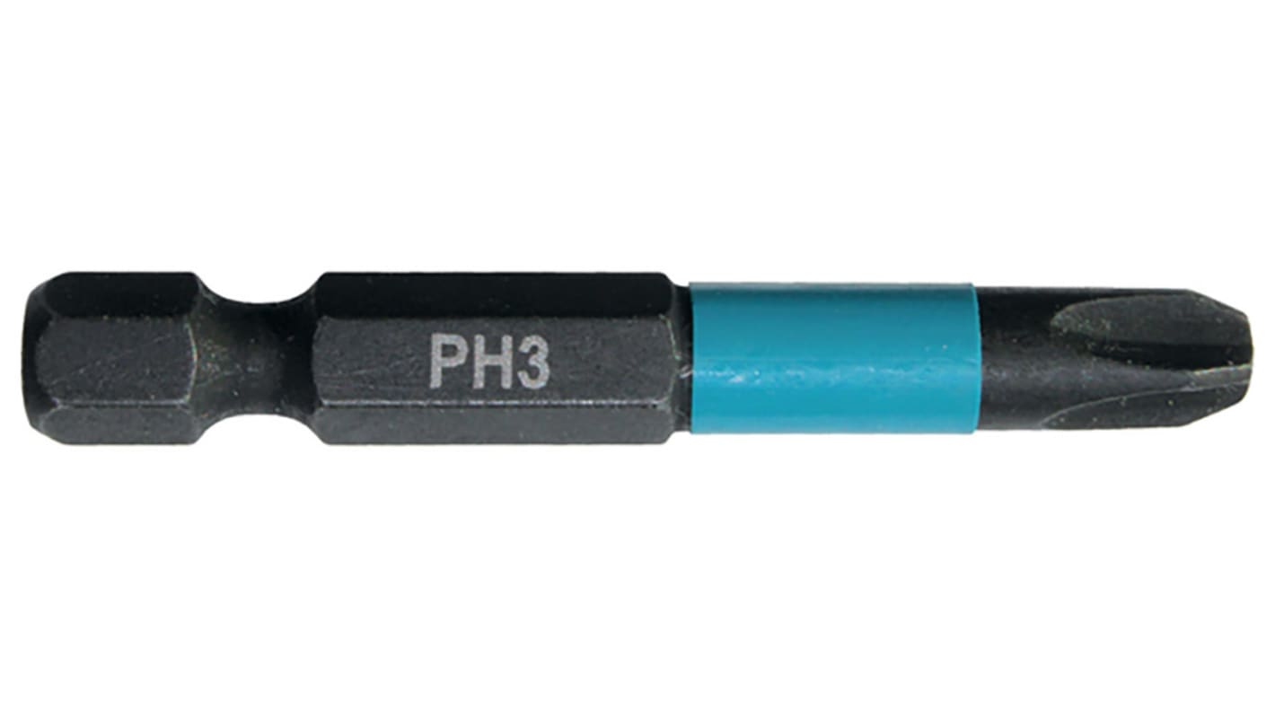 Makita Hexagon Screwdriver Bit, PH3 Tip, 50 mm Overall