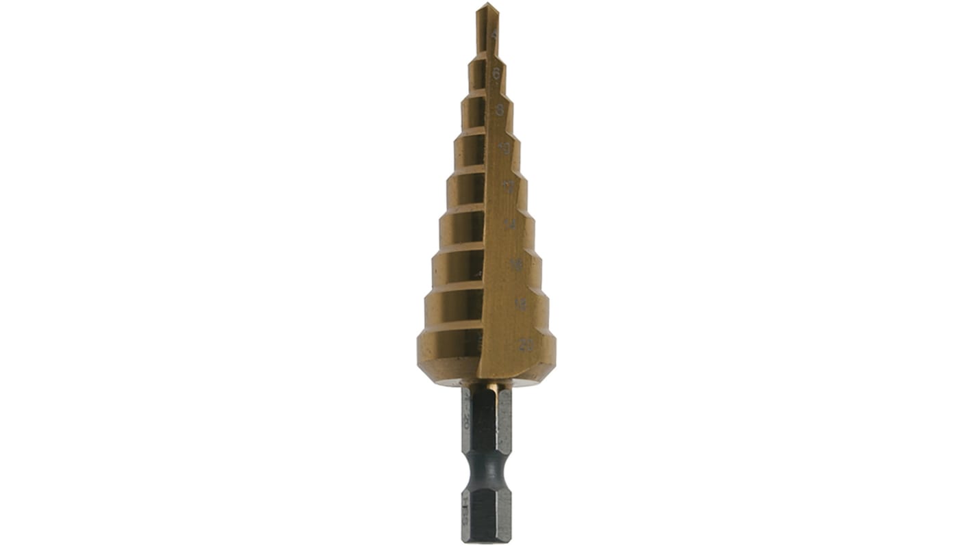 Makita HSS Step Drill Bit 4mm x 20mm