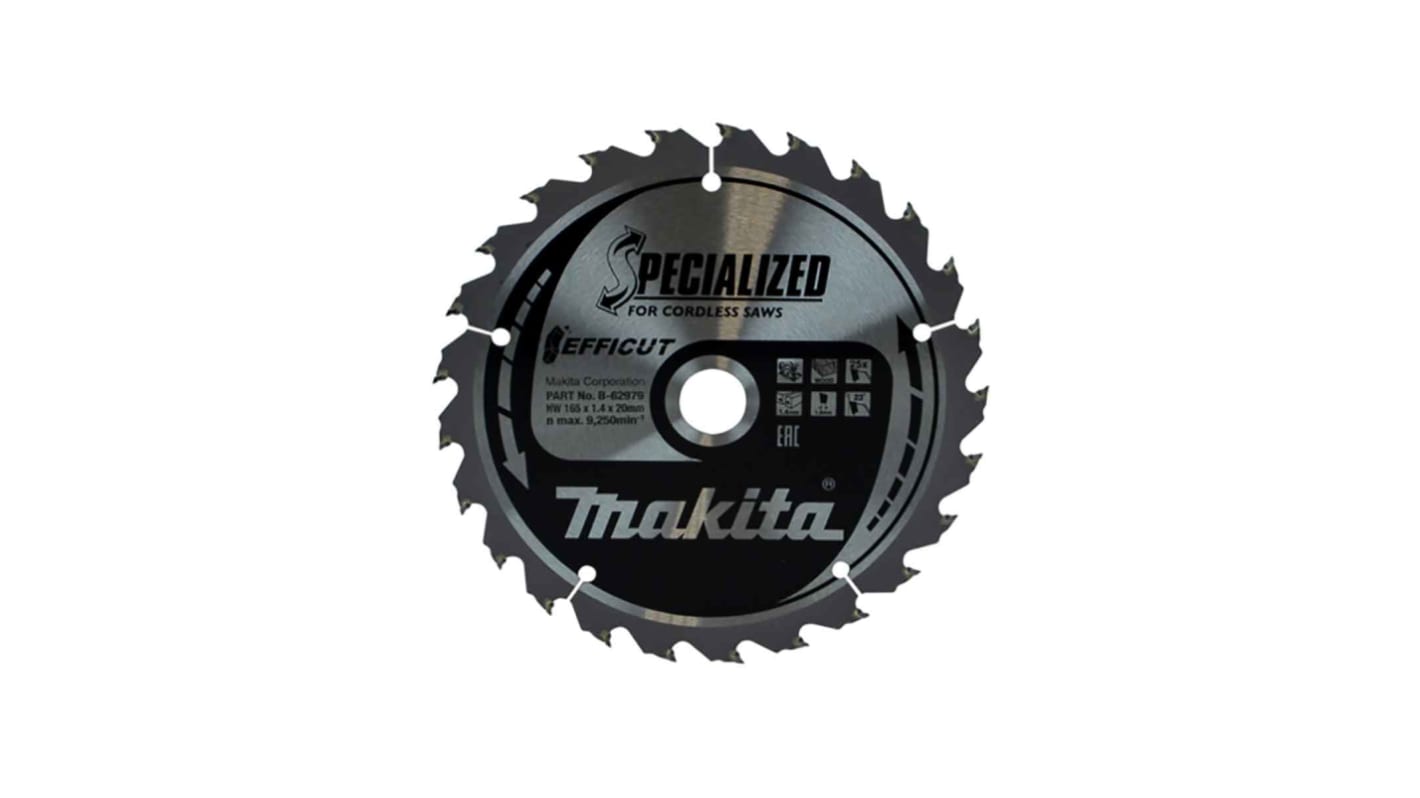 Makita Wolframcarbid Kreissägeblatt, Ø 165mm, Stück