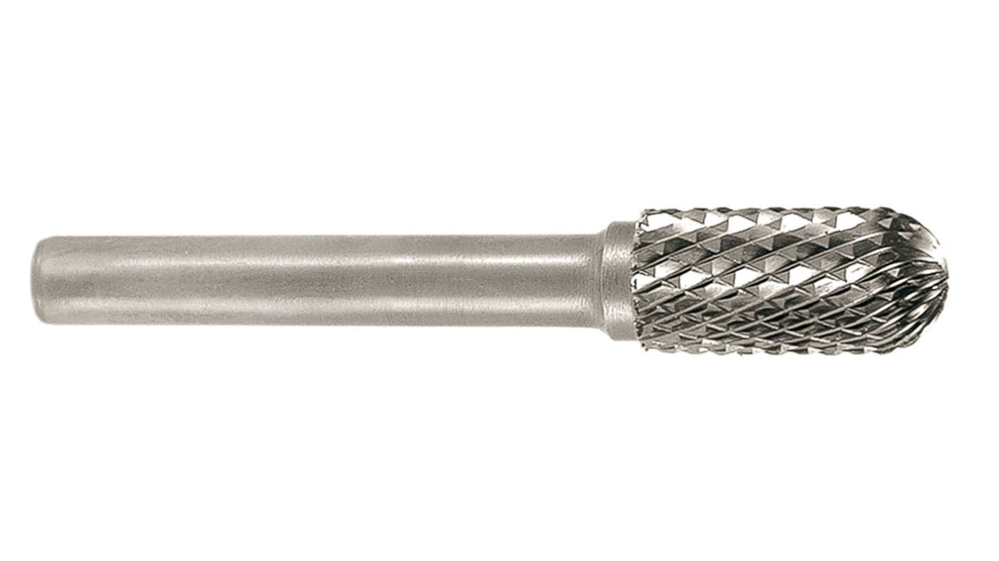 RS PRO Ball Nosed Cylinder Burr for Deburring Aluminium Plastic