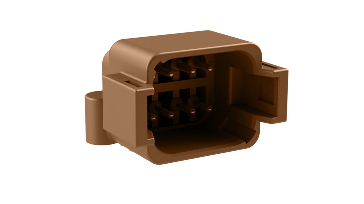 Amphenol Industrial, AT BoardLock Automotive Connector Plug 8 Way, Screw Termination