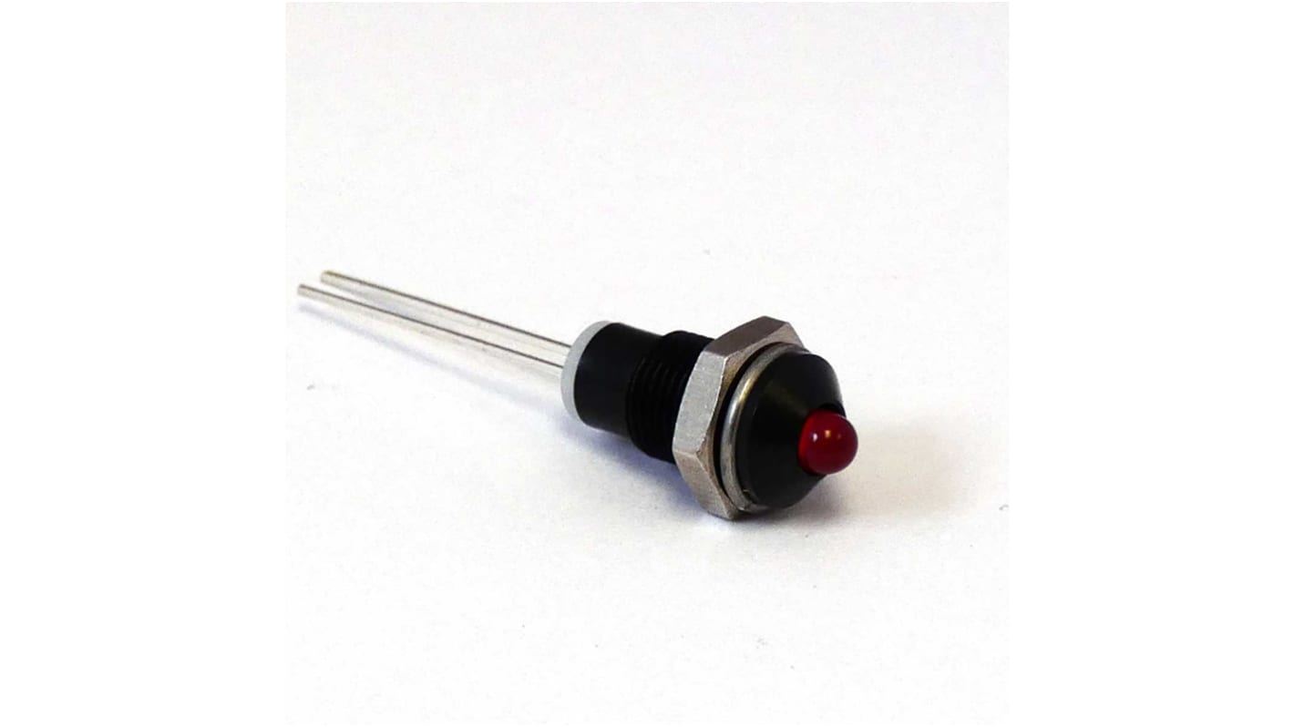 CML Innovative Technologies 1902X00X Series Red Panel Mount Indicator, 2V, 6mm Mounting Hole Size, IP40