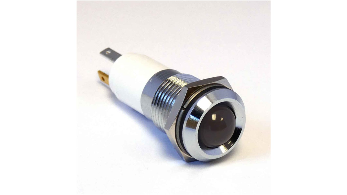 Voyant LED lumineux  Vert ; rouge CML Innovative Technologies, dia. 14mm, 24V c.c., IP67