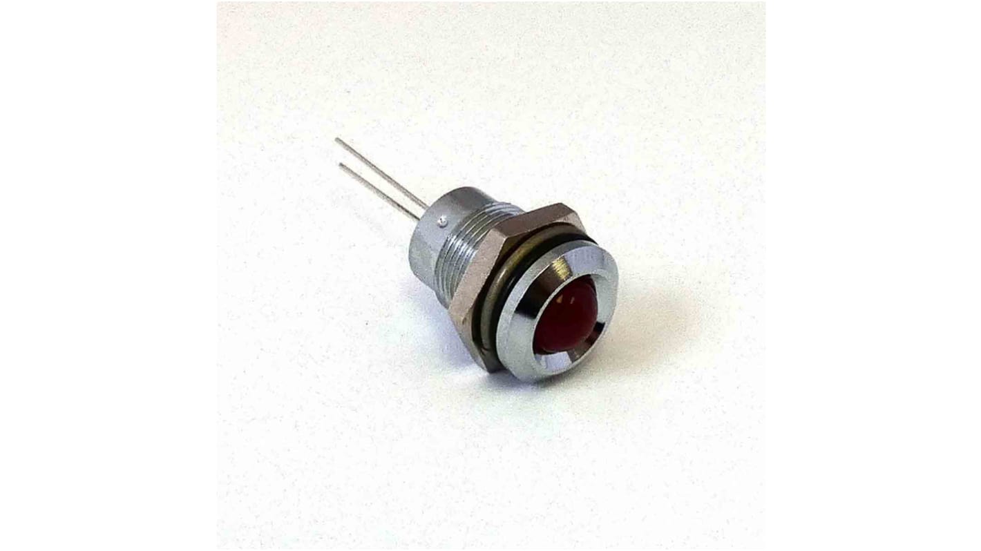 CML Innovative Technologies 192DX00X Series Red Panel Mount Indicator, 2V, 12mm Mounting Hole Size, IP67