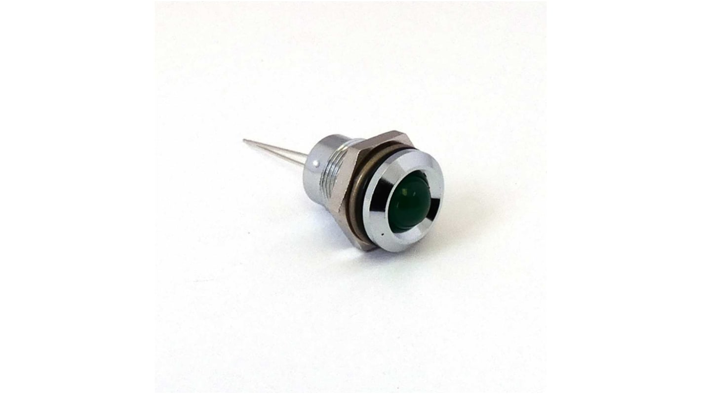 CML Innovative Technologies 192DX00X Series Green Panel Mount Indicator, 2.2V, 12mm Mounting Hole Size, IP67