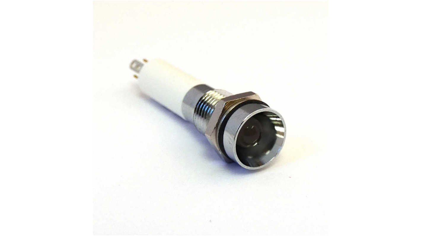 Indicatore da pannello CML Innovative Technologies  a LED, 24V cc, IP67, Ad incasso, foro da 8mm