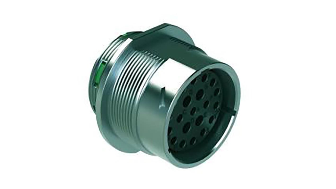 Amphenol Industrial Circular Connector, 21 Contacts, Cable Mount, Socket, Female, IP67, IP69K, Duramate AHDM Series