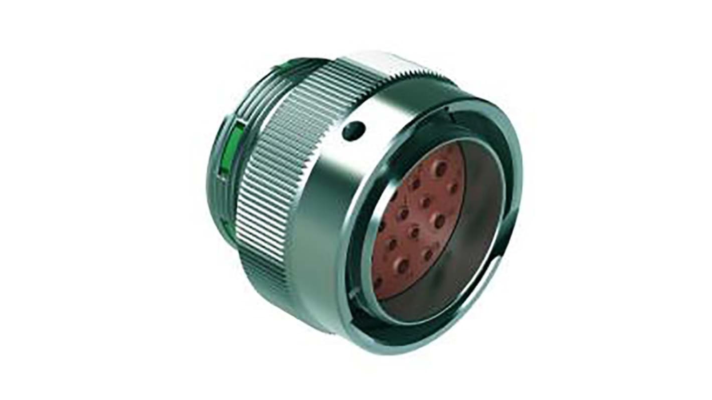 Amphenol Industrial Circular Connector, 19 Contacts, Cable Mount, Plug, Male, IP67, IP69K, Duramate AHDM Series