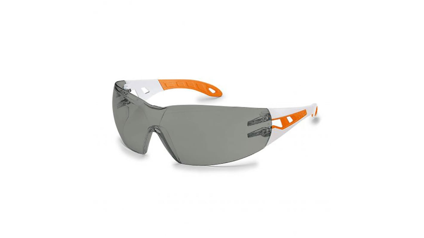 Uvex PHEOS Guard S Anti-Mist Safety Glasses, Grey PC Lens