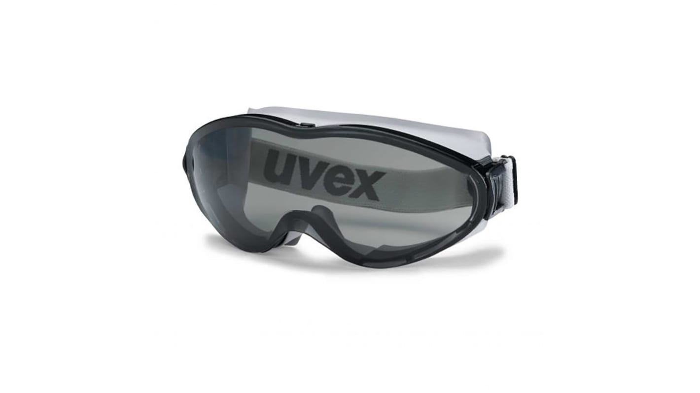 Uvex Ultrasonic, Scratch Resistant Anti-Mist Safety Goggles with Grey Lenses