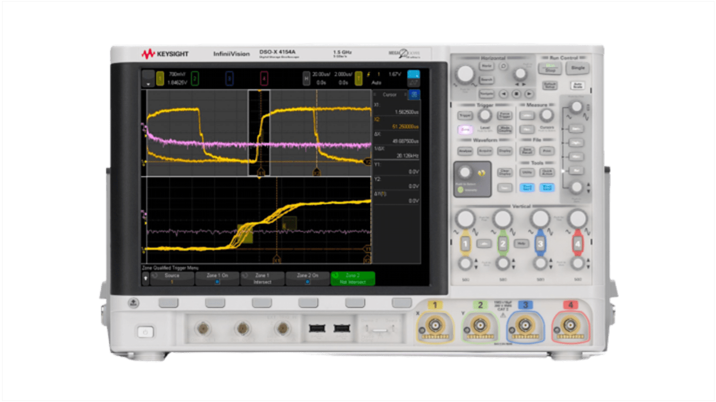 Keysight Technologies オシロスコープ, 1.5GHz, ベンチ, DSOX4154A