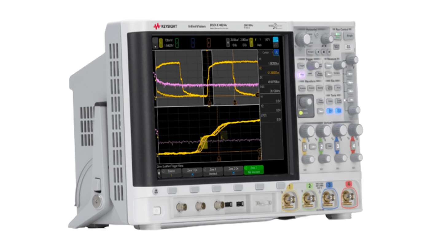 Keysight MSOX4034A Mixed-Signal Tisch Oszilloskop 4-Kanal Analog / 16 Digital 350MHz CAN, IIC, LIN, RS232, SPI, UART,