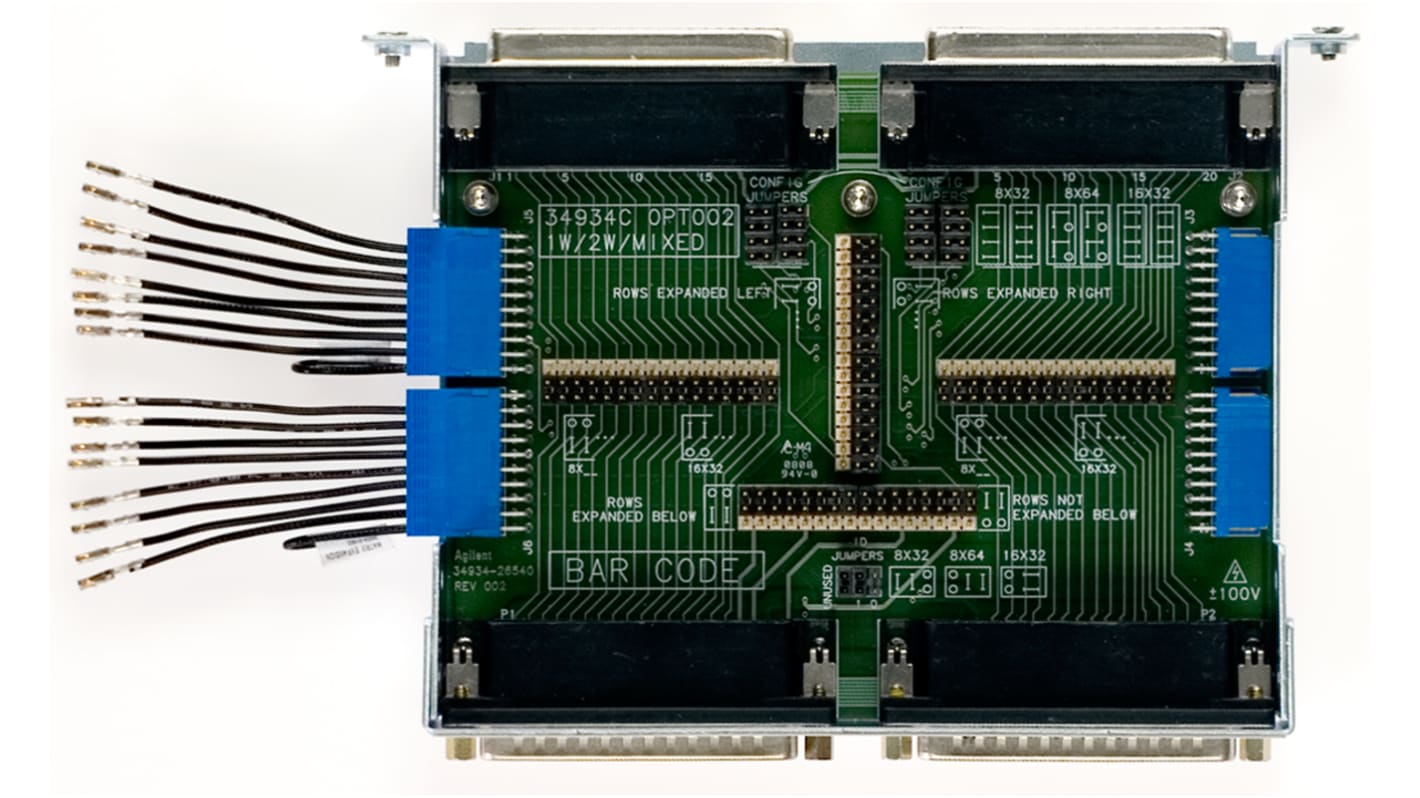 Rozpínací Kabely Řádků Y1134A, pro použití s: Svorkovnice 34934C a 34934T. Terminal Block Keysight Technologies