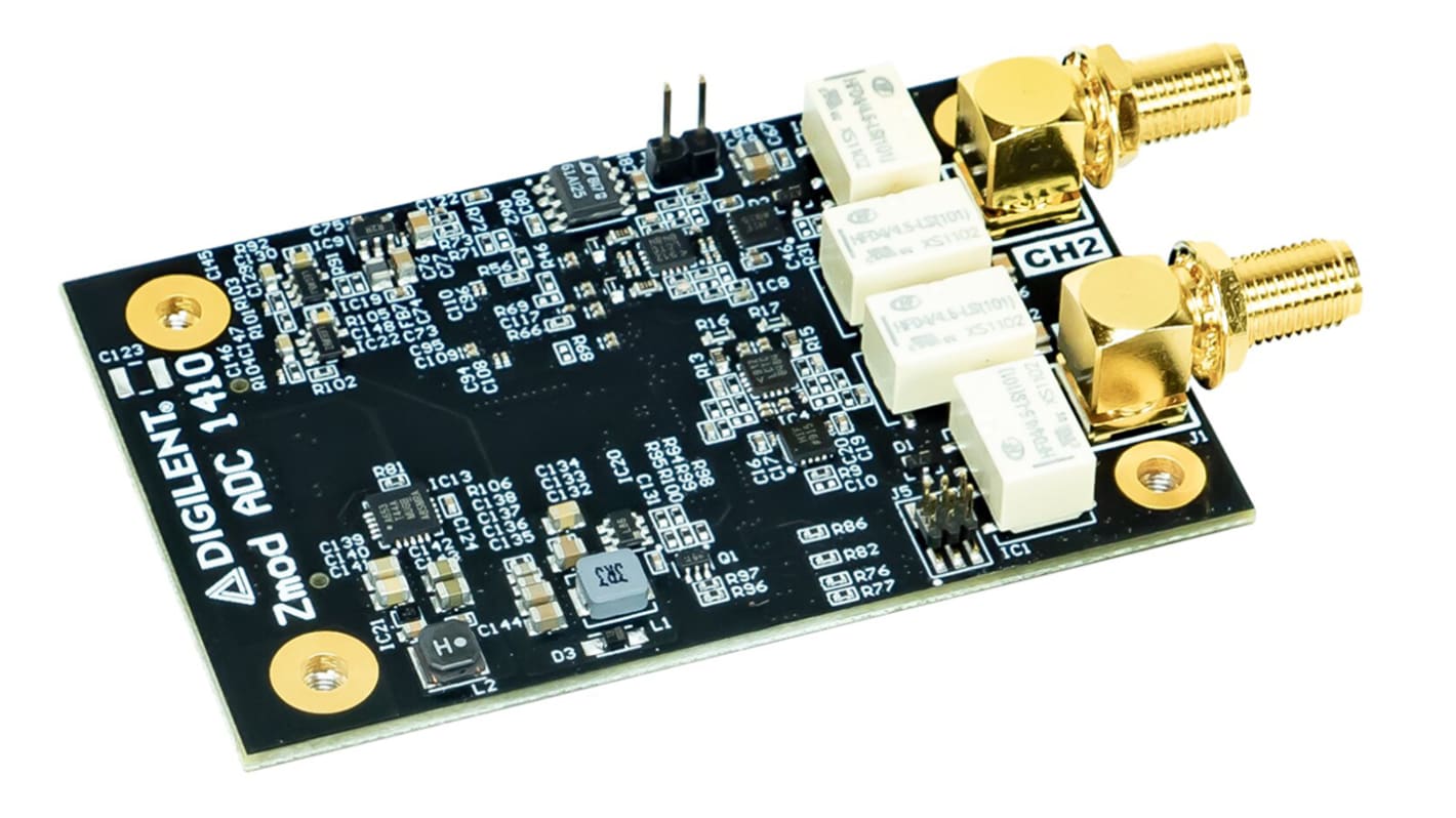 Digilent 410-396 Zmod ADC 1410 Expansion Module for Dual-Channel 14-Bit Analog-to-Digital Converter Module